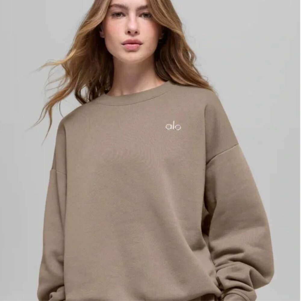 Alo Accolade Crew Neck Pullover Small